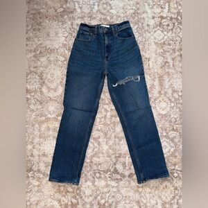 Abercrombie Curve Love 90s Straight Ultra High Rise Jeans